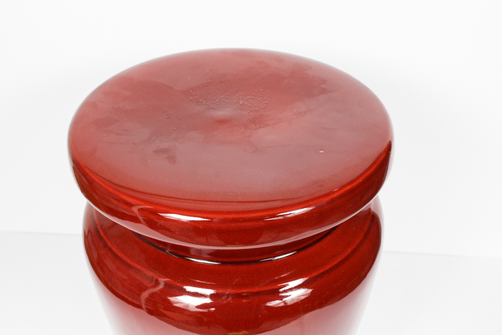 Contemporary Ceramic Drum Stool