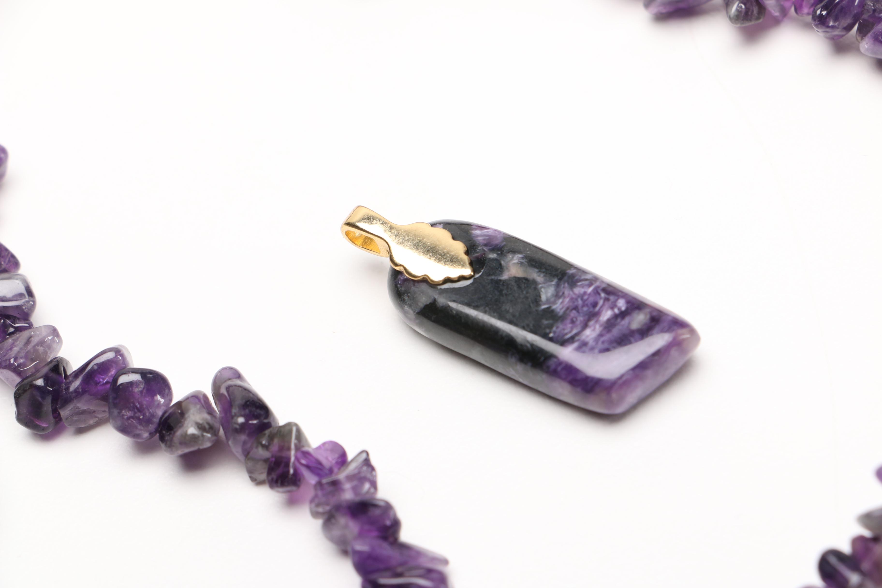 Quartz Jewelry Including Necklaces, Bracelets and Pendant