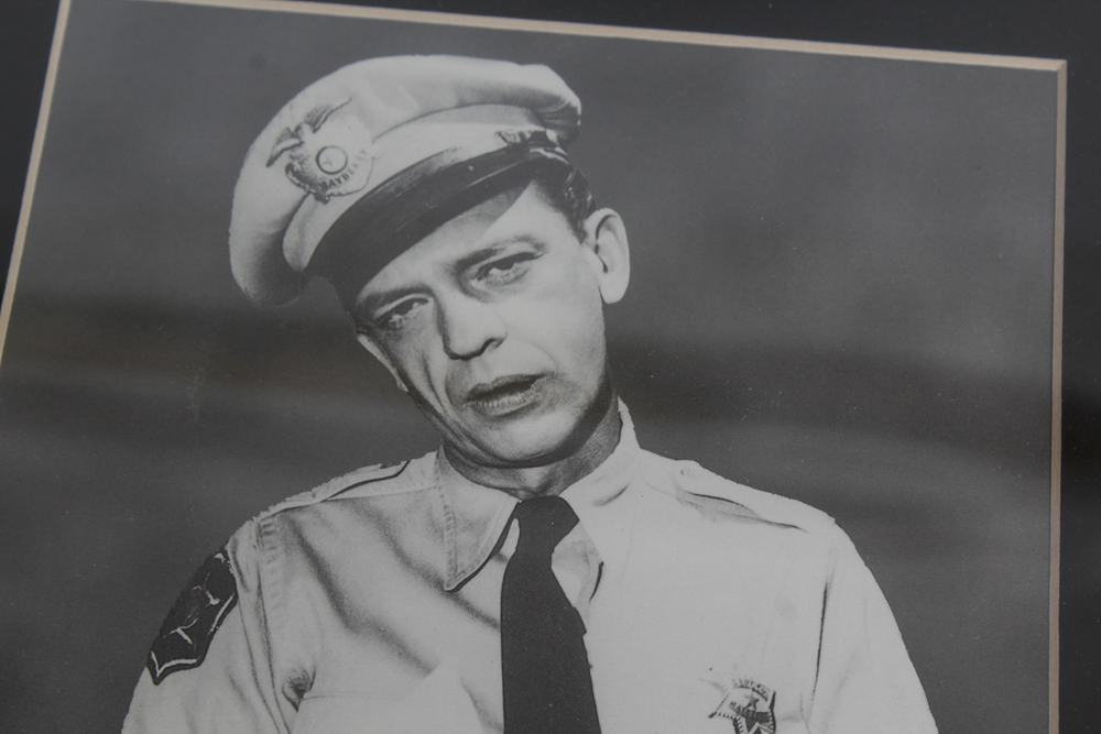 Don Knotts Autographed Toon Art Collectible Photograph