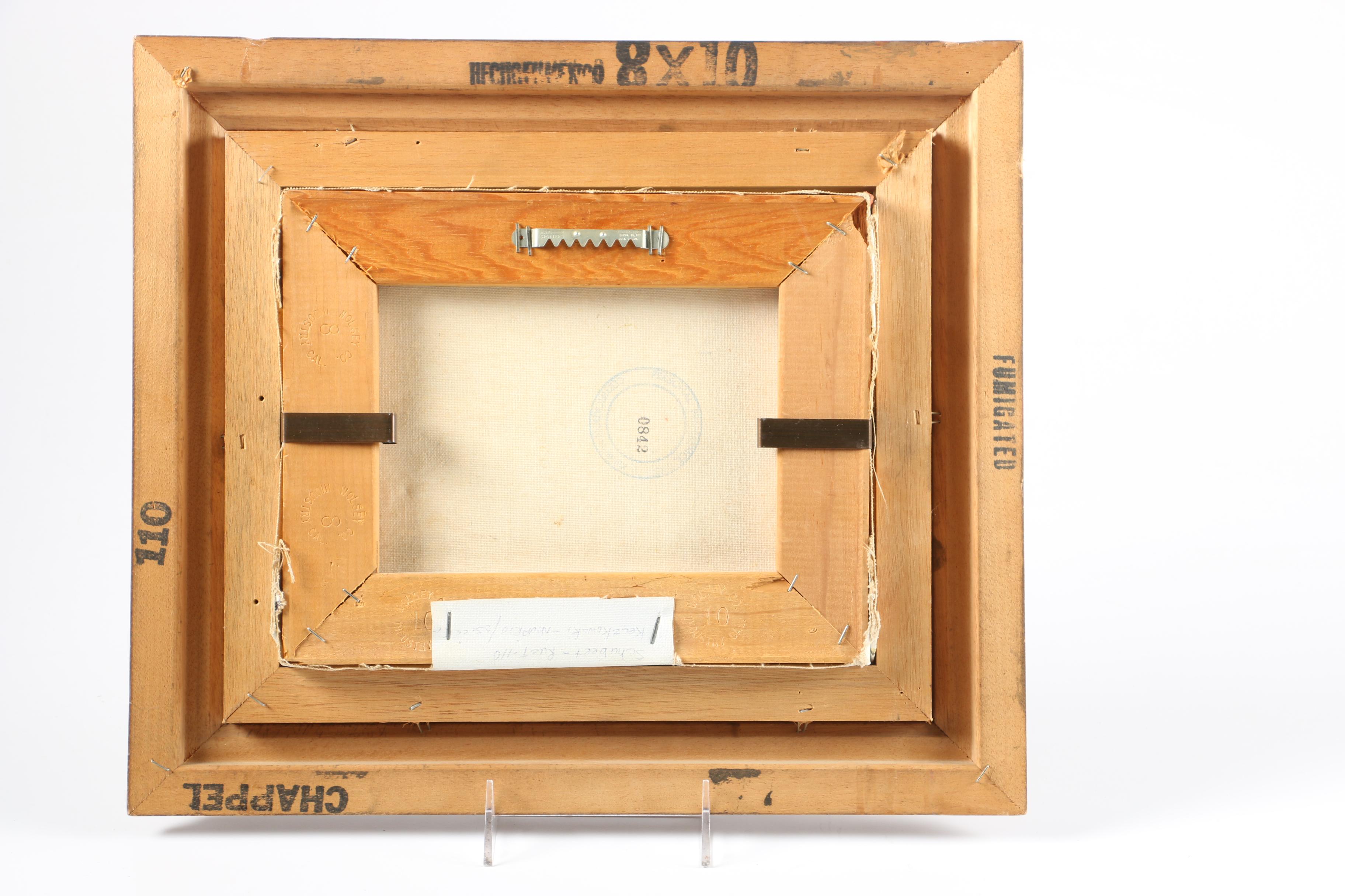 Villanova and Velosi Oil on Canvas Cityscape Paintings