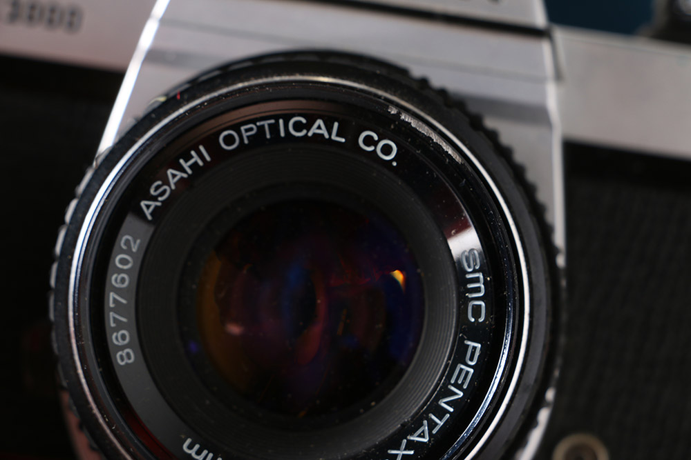 1980s Asahi Pentax K1000 Camera In Box With Documentation