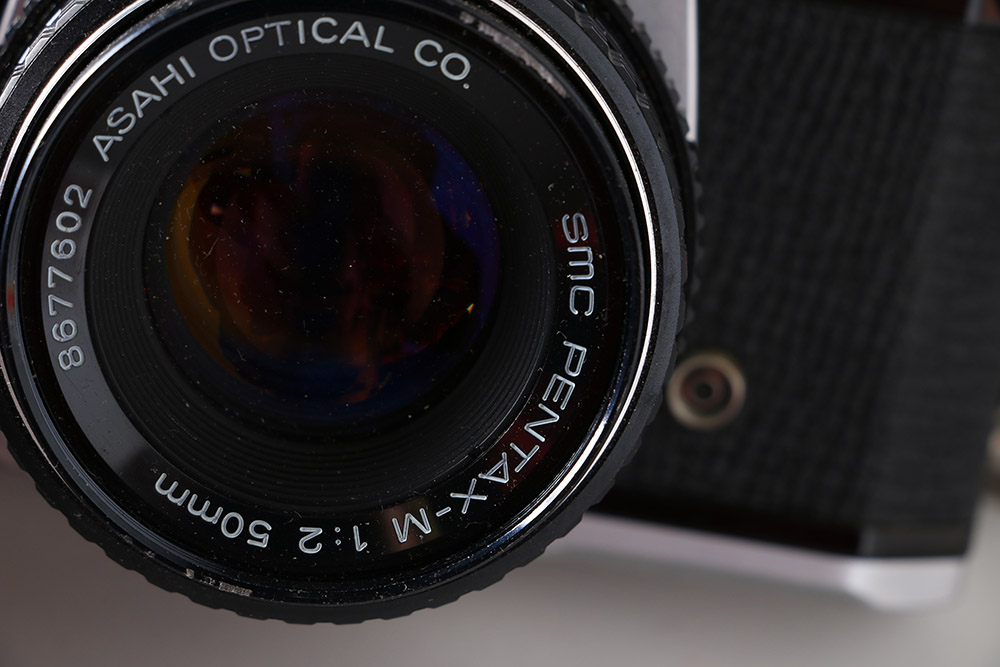 1980s Asahi Pentax K1000 Camera In Box With Documentation