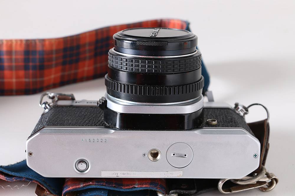 1980s Asahi Pentax K1000 Camera In Box With Documentation