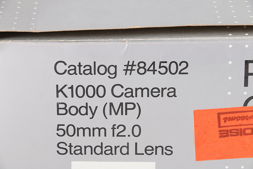 1980s Asahi Pentax K1000 Camera In Box With Documentation