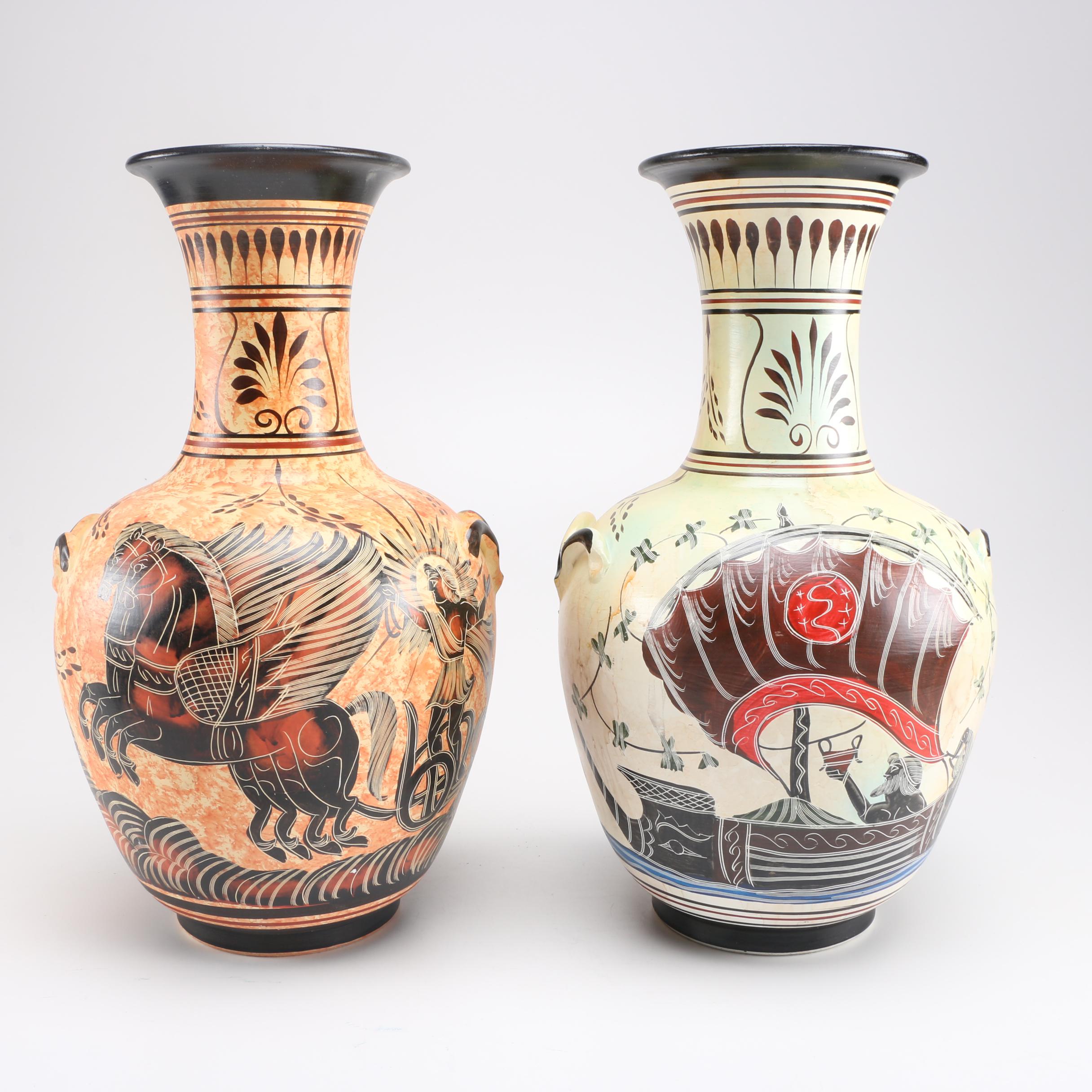 Giannis Rhodes Handmade Ceramic Greek Vases