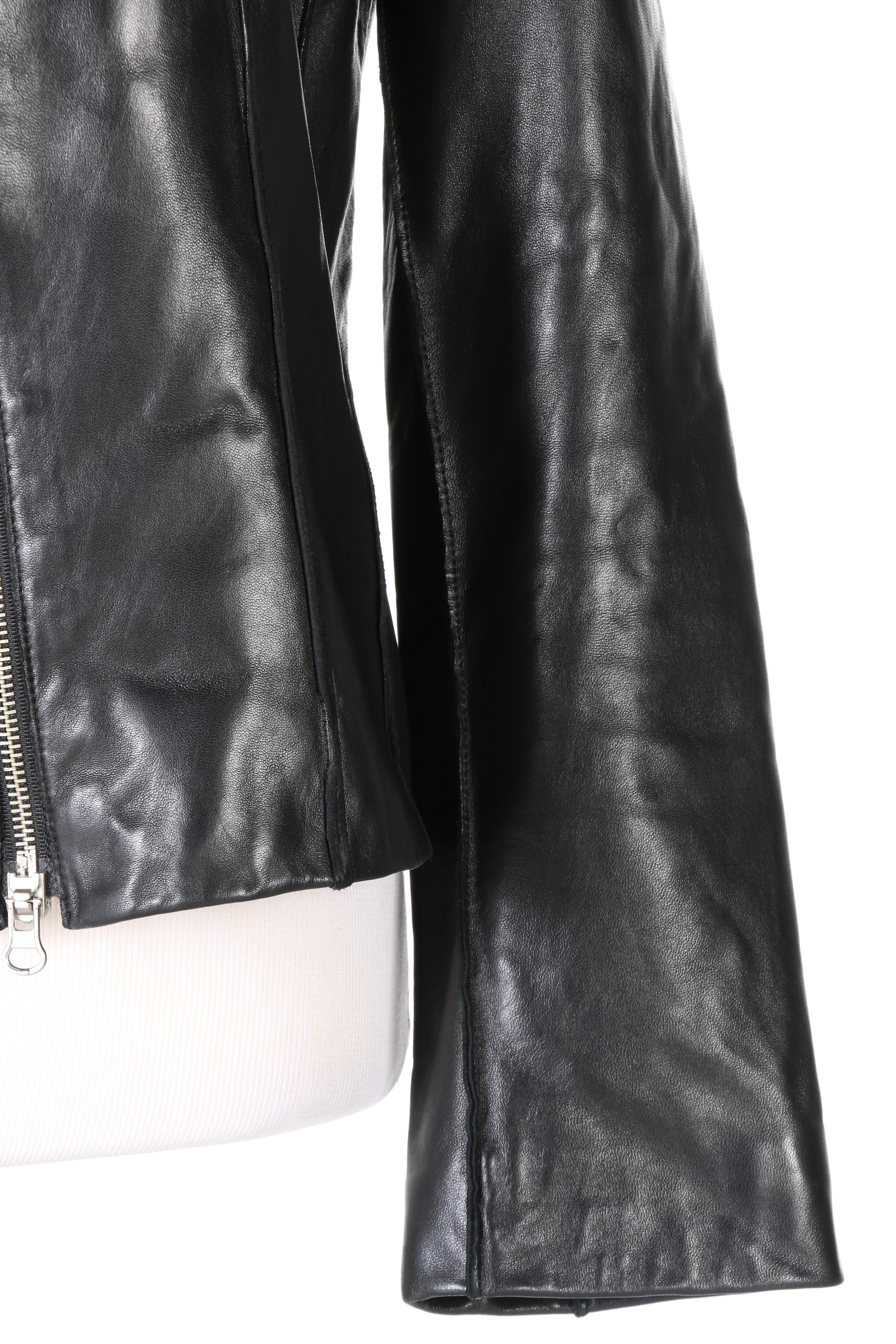 Guess Leather Jacket and Love Tree Acrylic Fur Vest