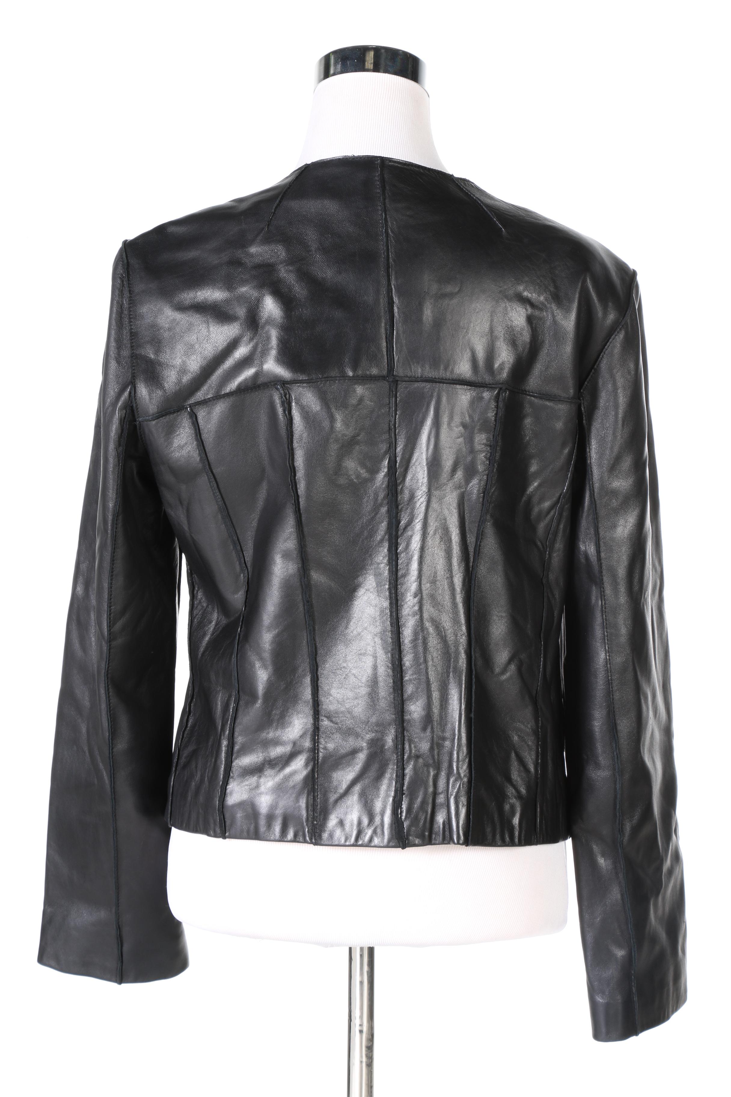 Guess Leather Jacket and Love Tree Acrylic Fur Vest