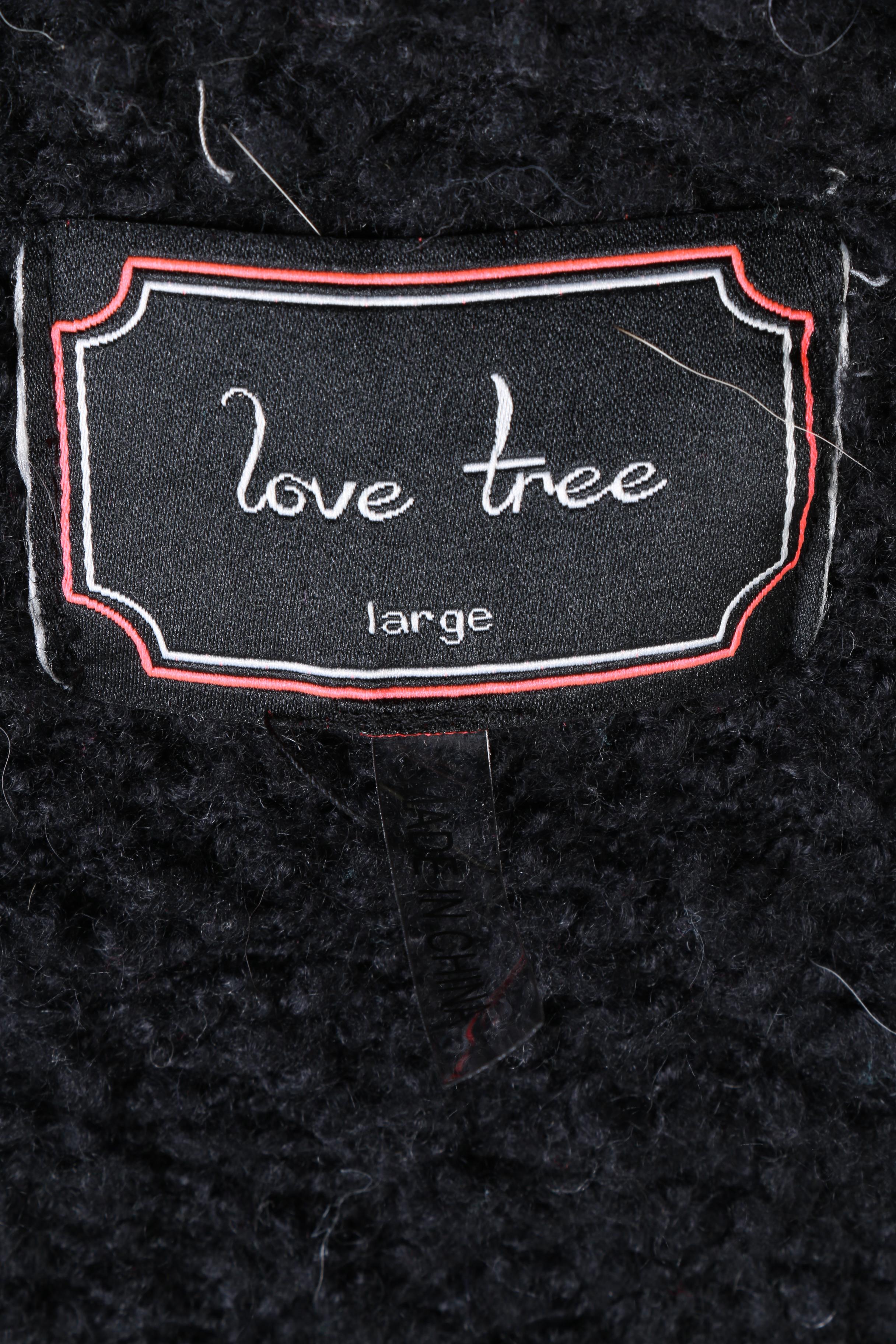 Guess Leather Jacket and Love Tree Acrylic Fur Vest