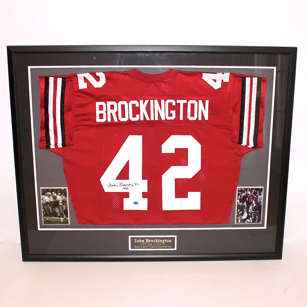 OSU John Brockington Signed Football Jersey