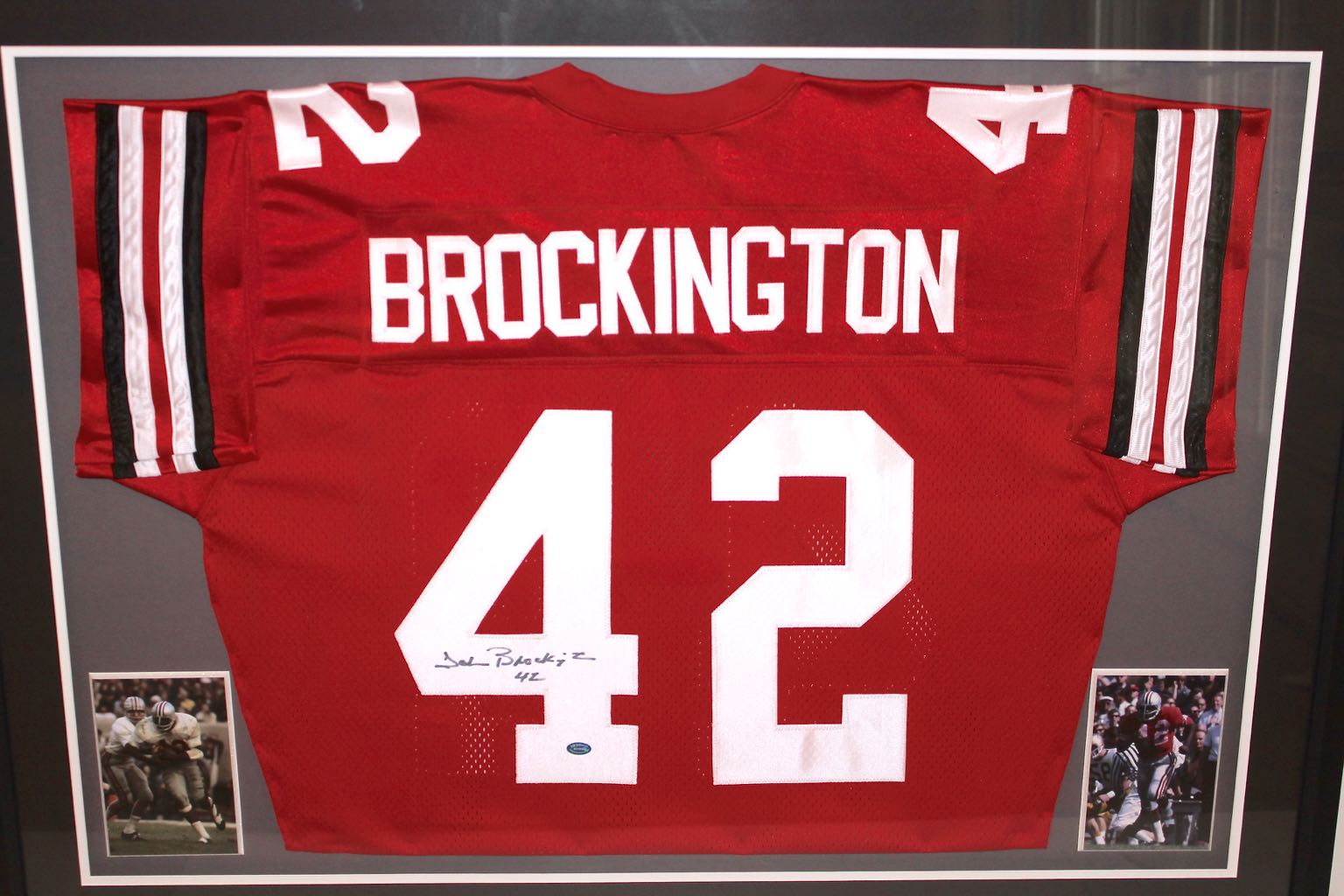OSU John Brockington Signed Football Jersey
