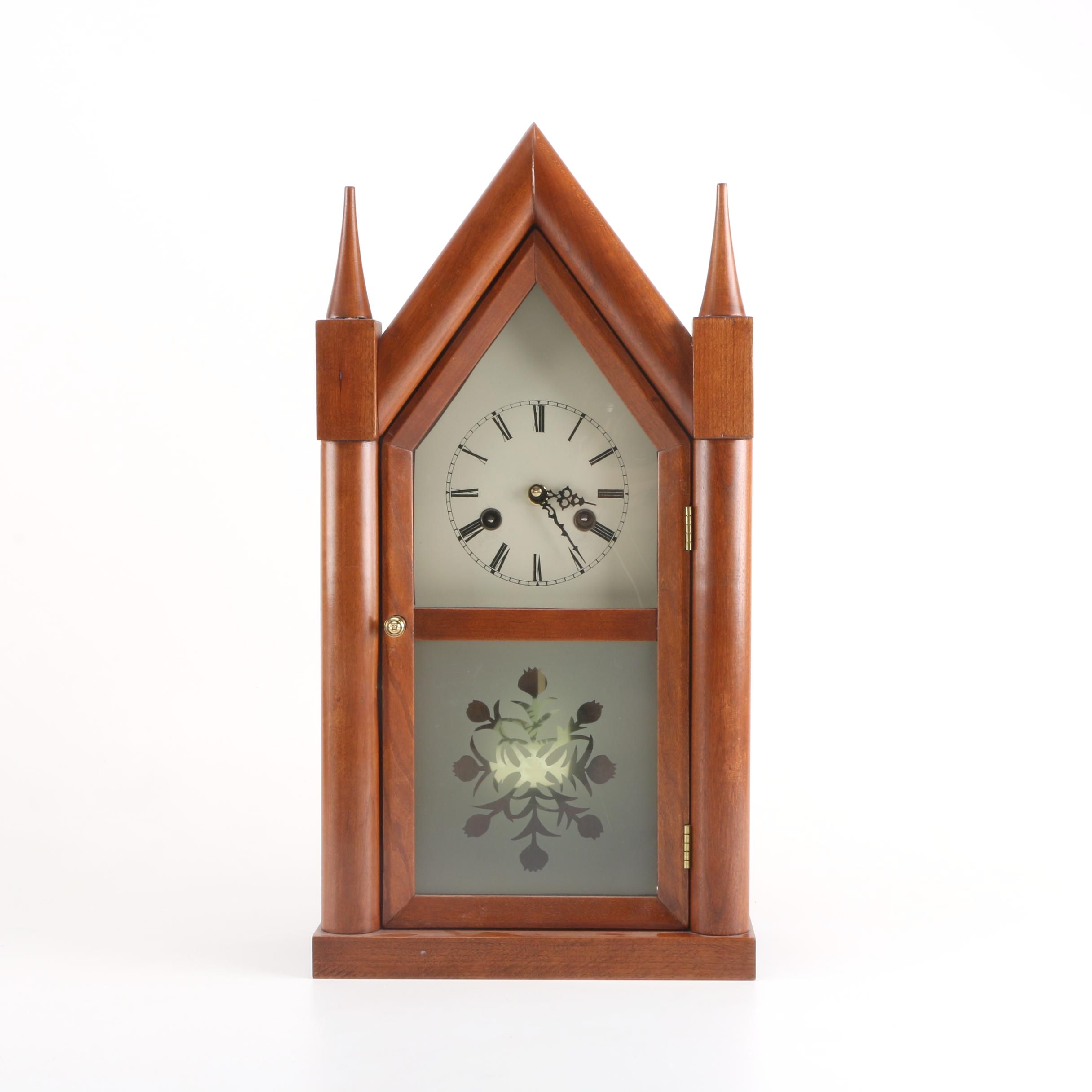 Wooden Cased Clock With Mason and Sullivan Movement