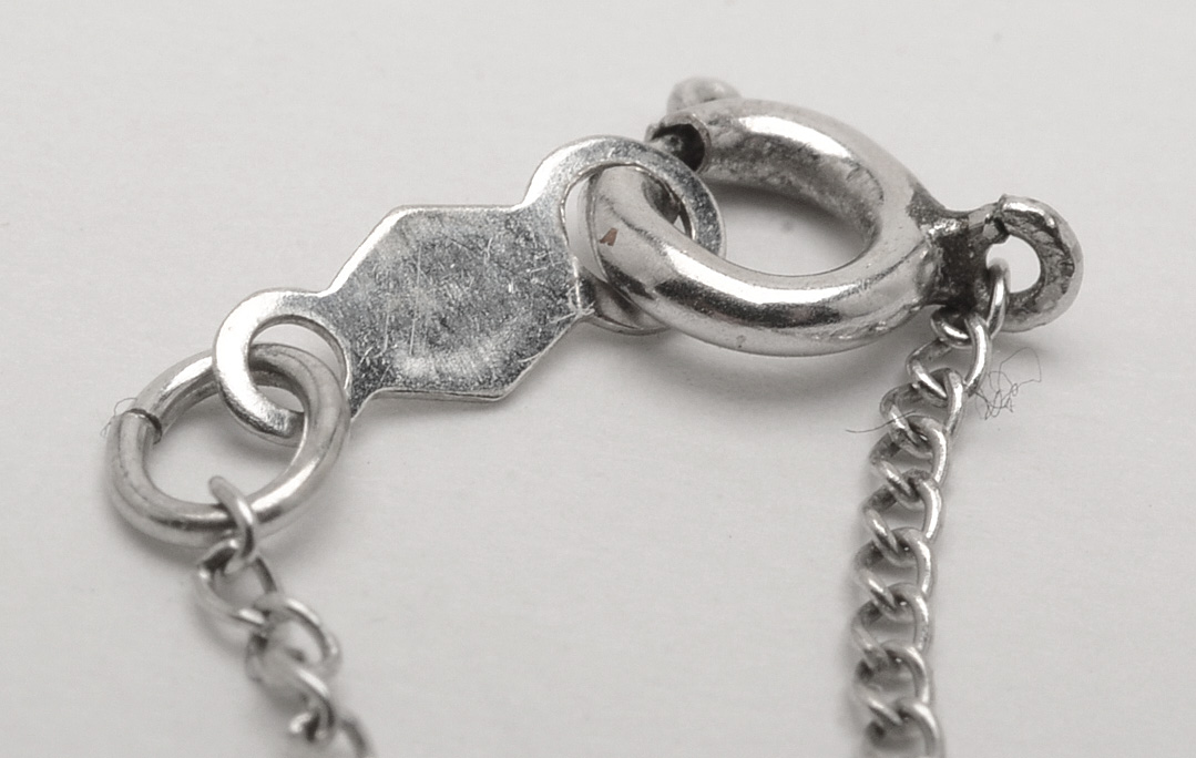 14K White Chain Necklace