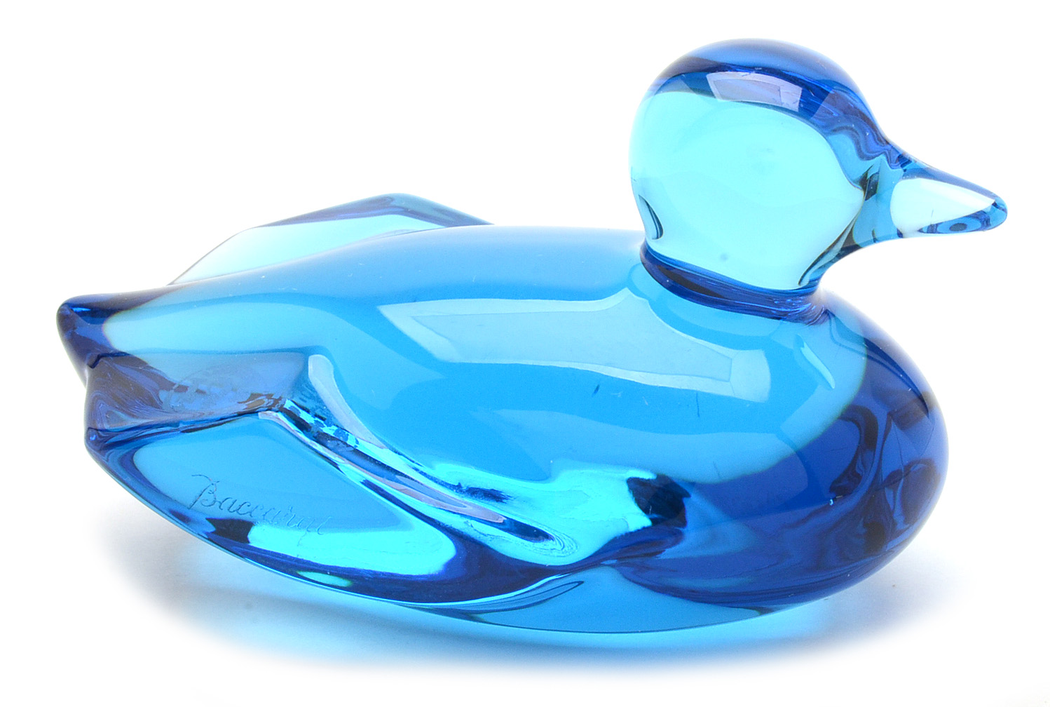 Signed Baccarat Crystal Figurines