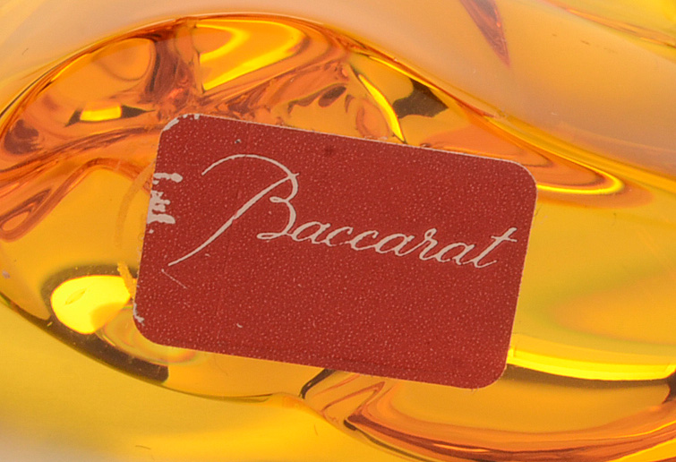 Signed Baccarat Crystal Figurines