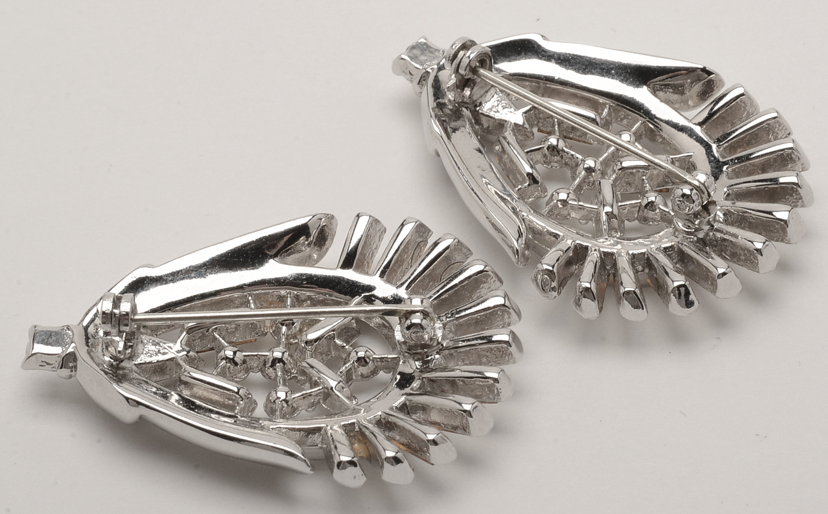 Vintage Rhinestone Brooches and Earrings