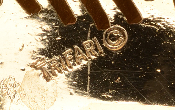 Vintage Crown Trifari Enamel, Filigree, and Crystal Jewelry