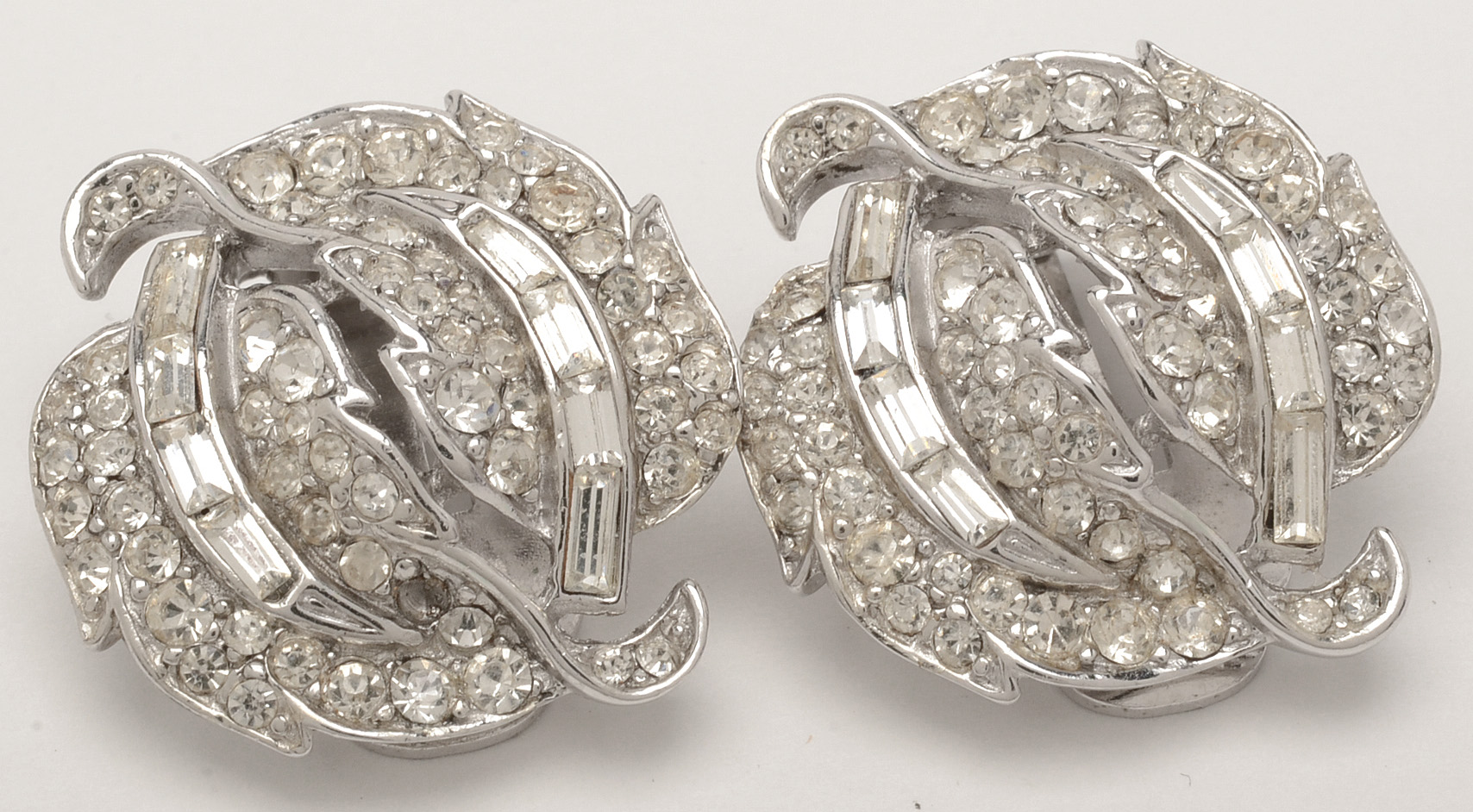 Vintage Crown Trifari Enamel, Filigree, and Crystal Jewelry