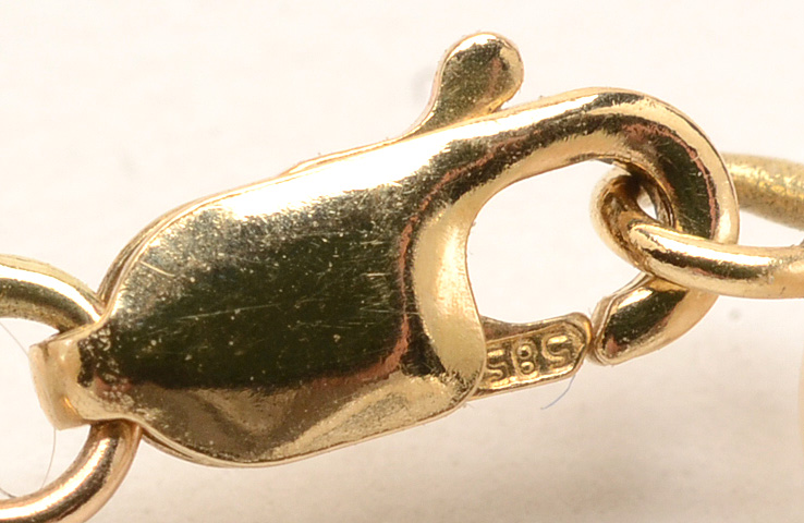 14K Yellow Gold Pearl Necklace, Bracelet and Earring Suite