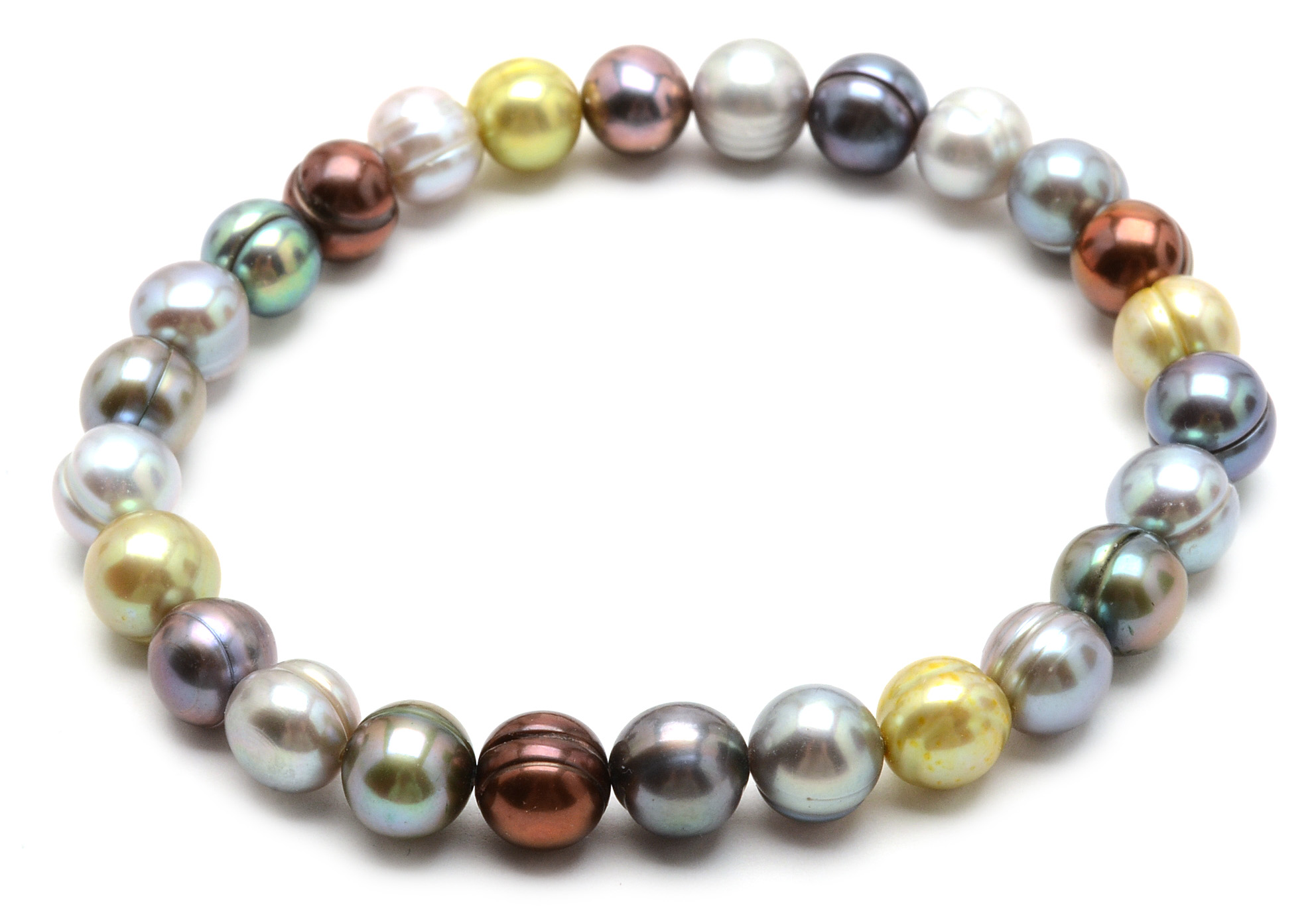 Dyed Multi Color Cultured Freshwater Pearl Assortment