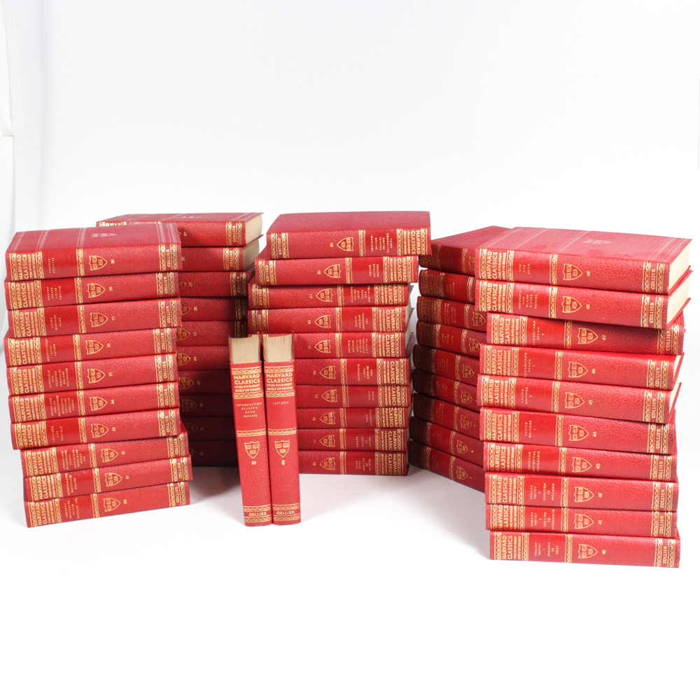 1938 Complete Fifty Volume Set of the "Harvard Classics"