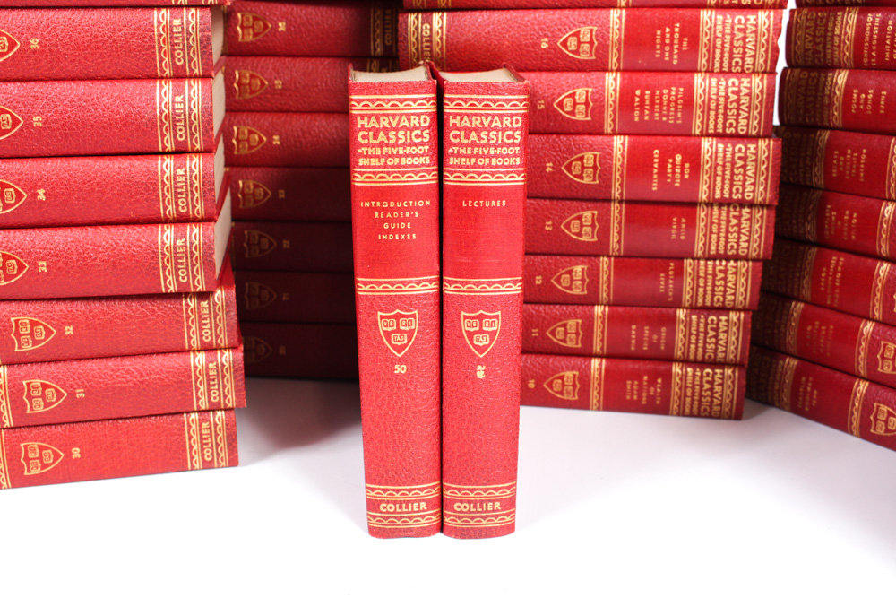 1938 Complete Fifty Volume Set of the "Harvard Classics"