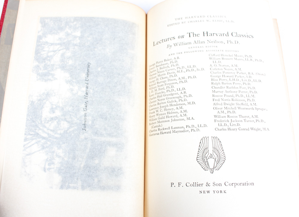 1938 Complete Fifty Volume Set of the "Harvard Classics"