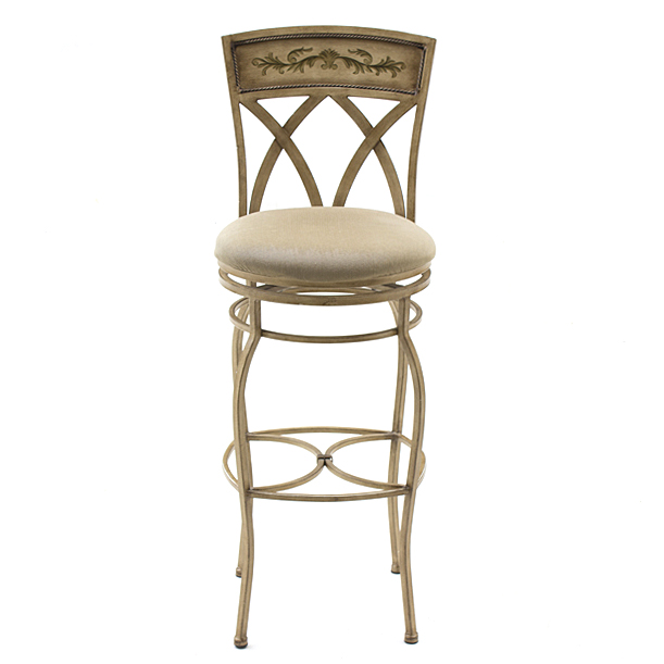 Painted Steel Bar Stools with Swivel Seats