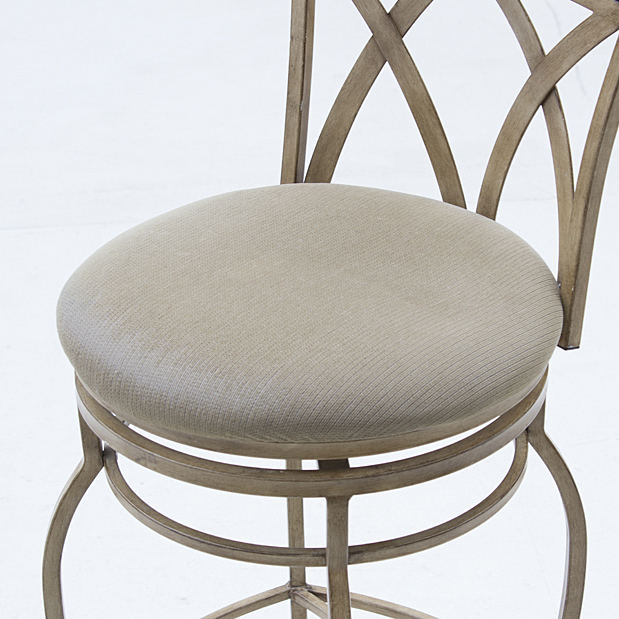 Painted Steel Bar Stools with Swivel Seats