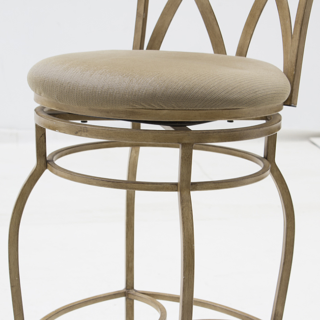 Painted Steel Bar Stools with Swivel Seats