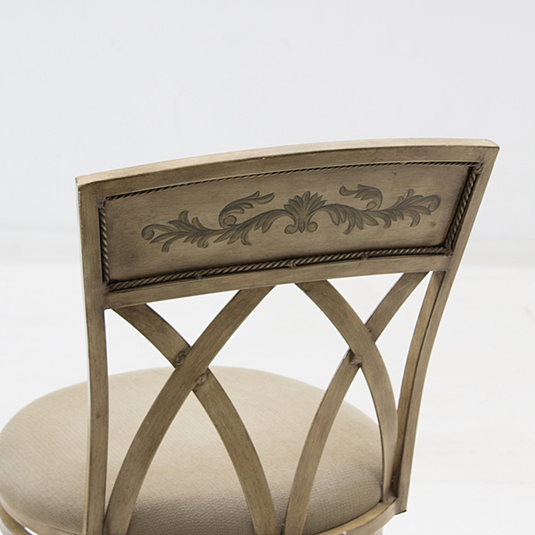 Painted Steel Bar Stools with Swivel Seats