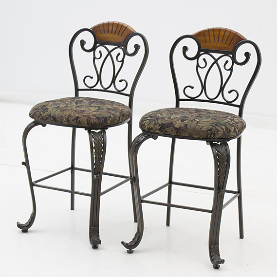 Contemporary Ashley Furniture Bar Stools