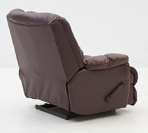 Burgundy Leather Rocker Recliner