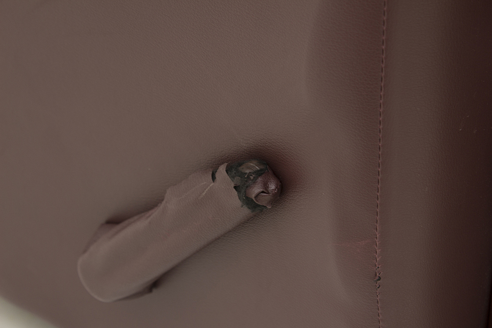 Burgundy Leather Rocker Recliner