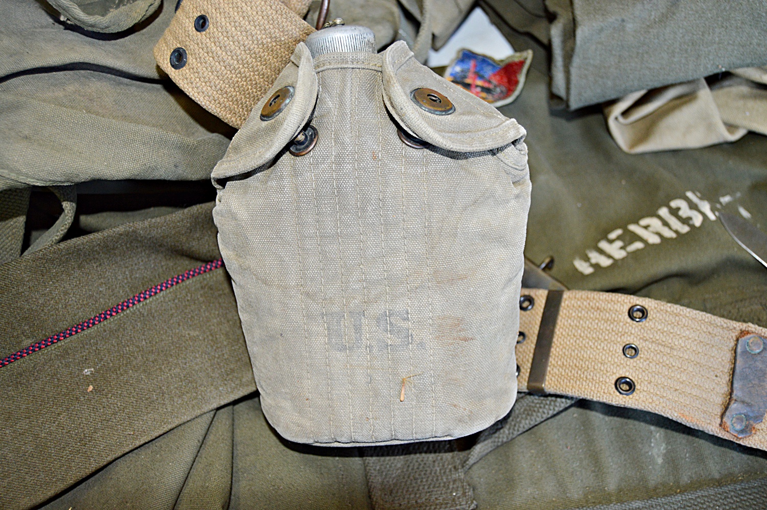 WWII U.S. Army 37th Division Uniforms and Field Equipment