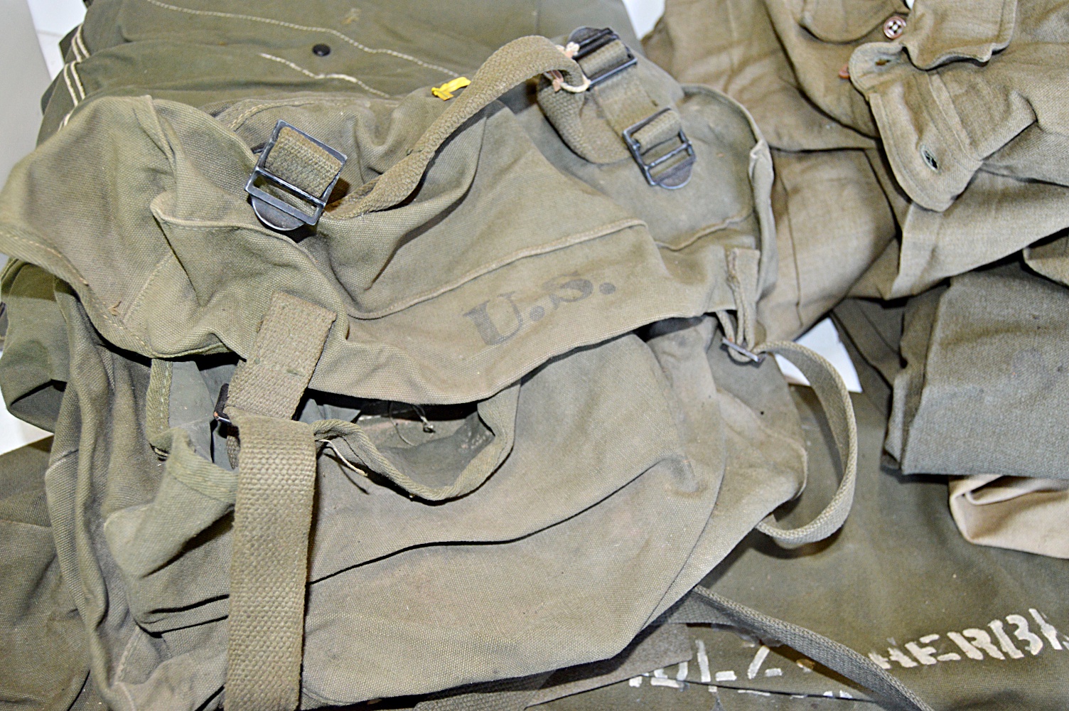 WWII U.S. Army 37th Division Uniforms and Field Equipment