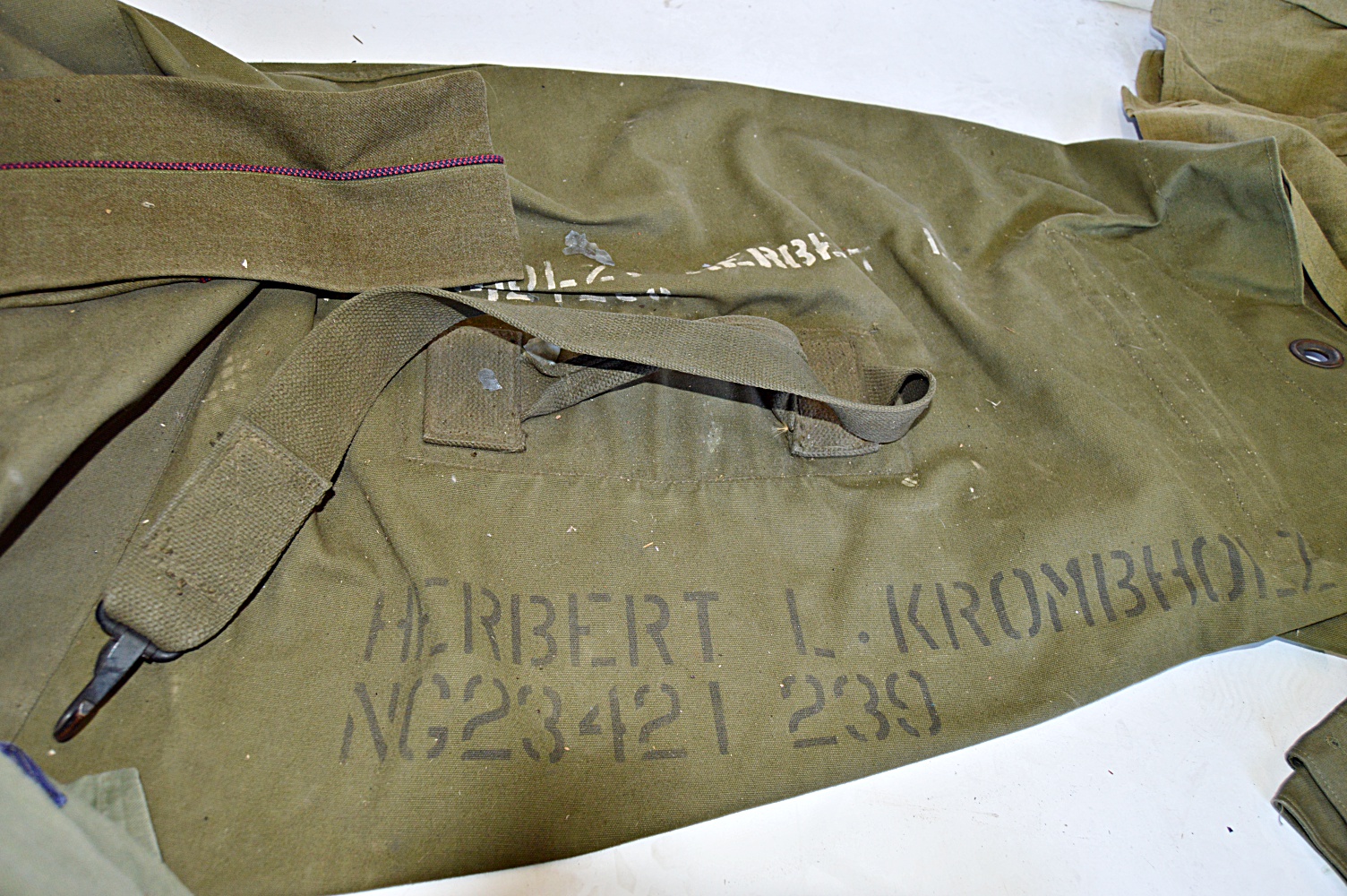 WWII U.S. Army 37th Division Uniforms and Field Equipment