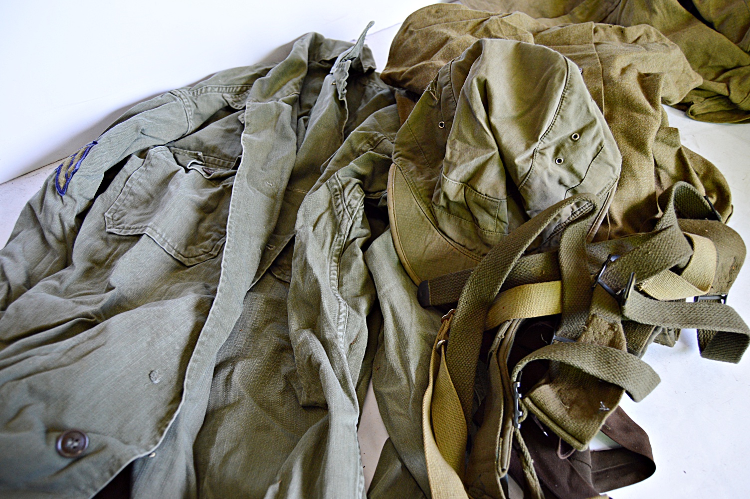 WWII U.S. Army 37th Division Uniforms and Field Equipment