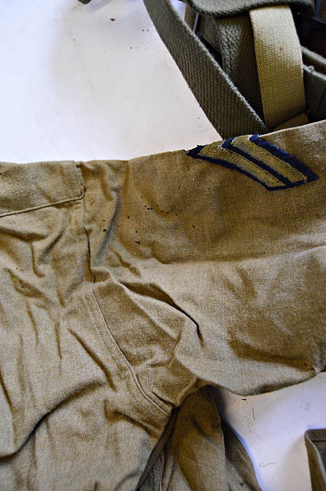 WWII U.S. Army 37th Division Uniforms and Field Equipment