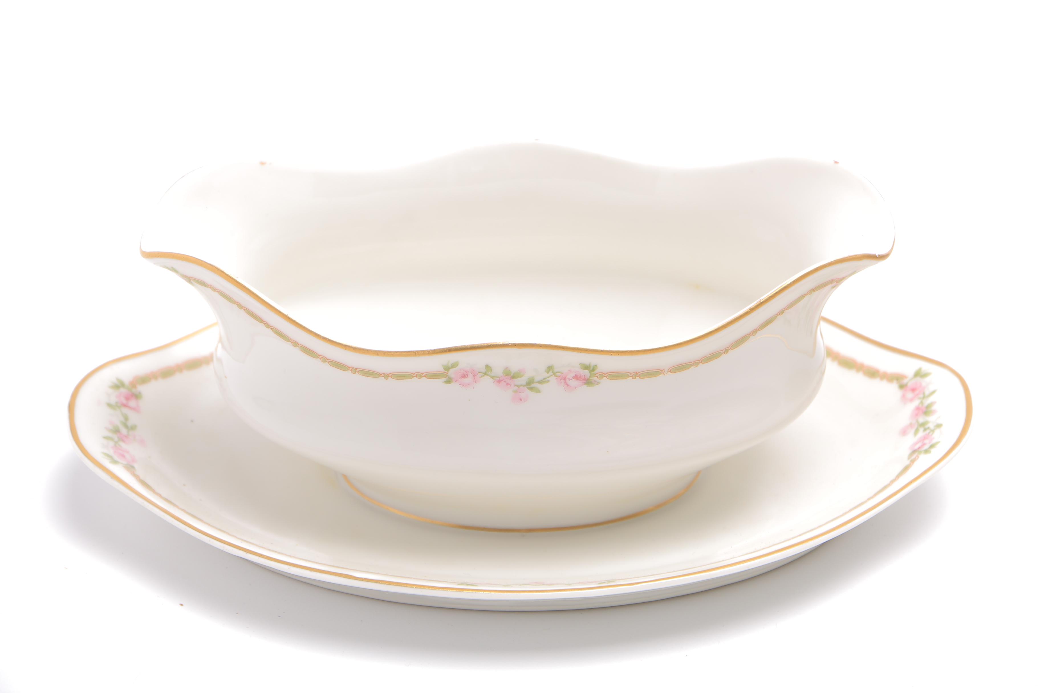 Pink Floral Haviland Limoges China Set