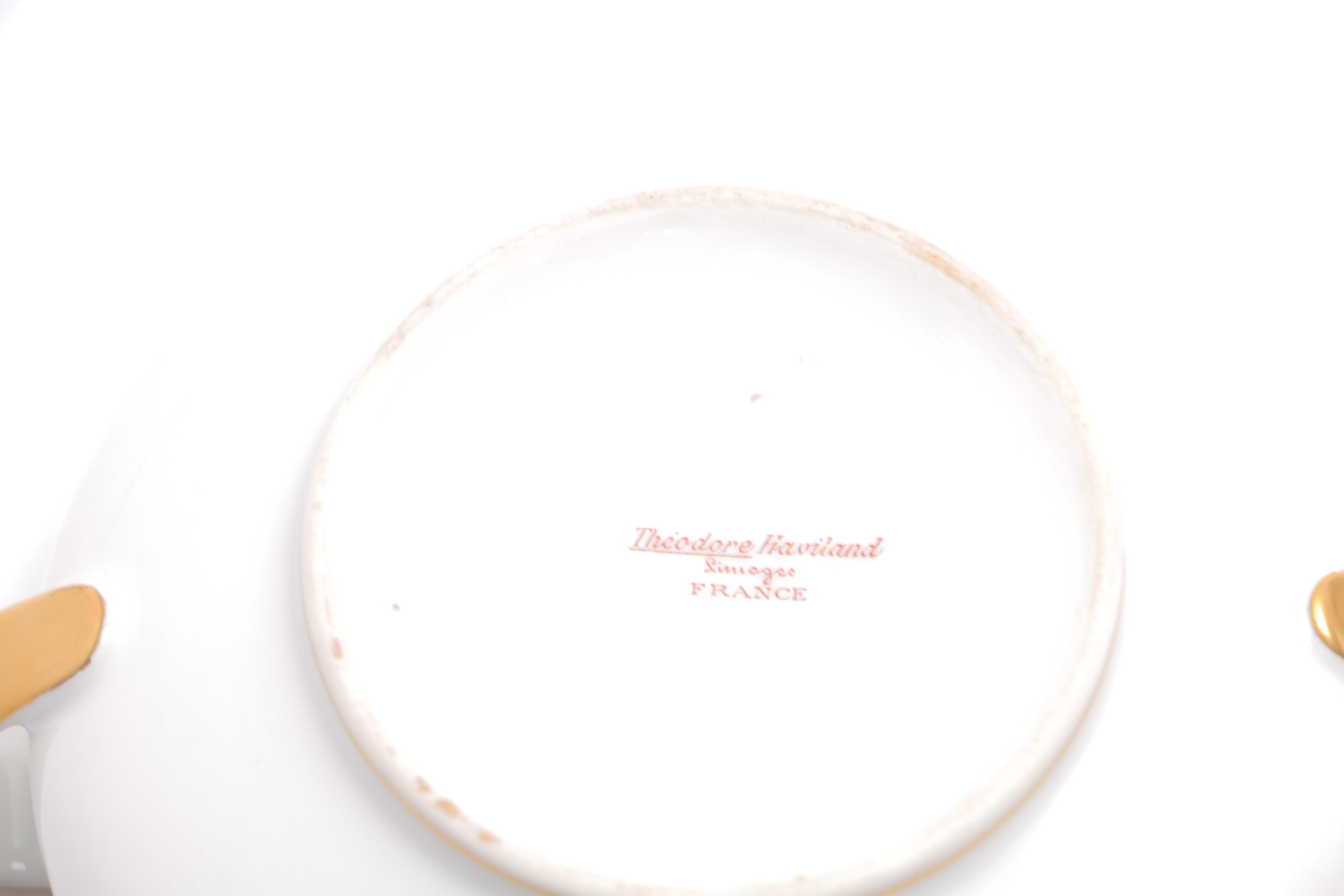 Pink Floral Haviland Limoges China Set