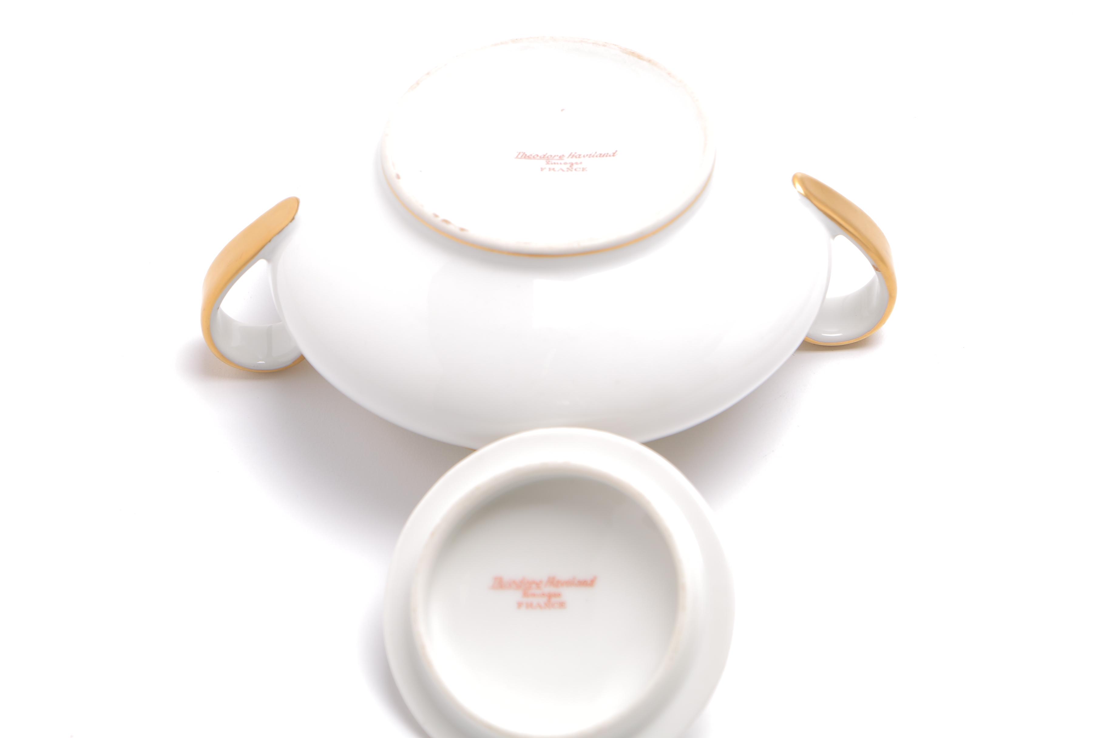 Pink Floral Haviland Limoges China Set