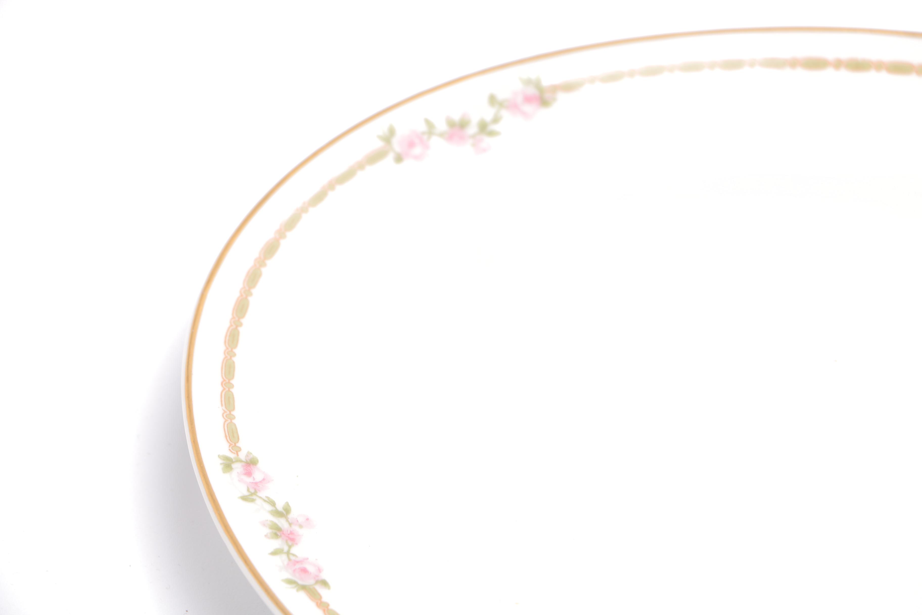 Pink Floral Haviland Limoges China Set