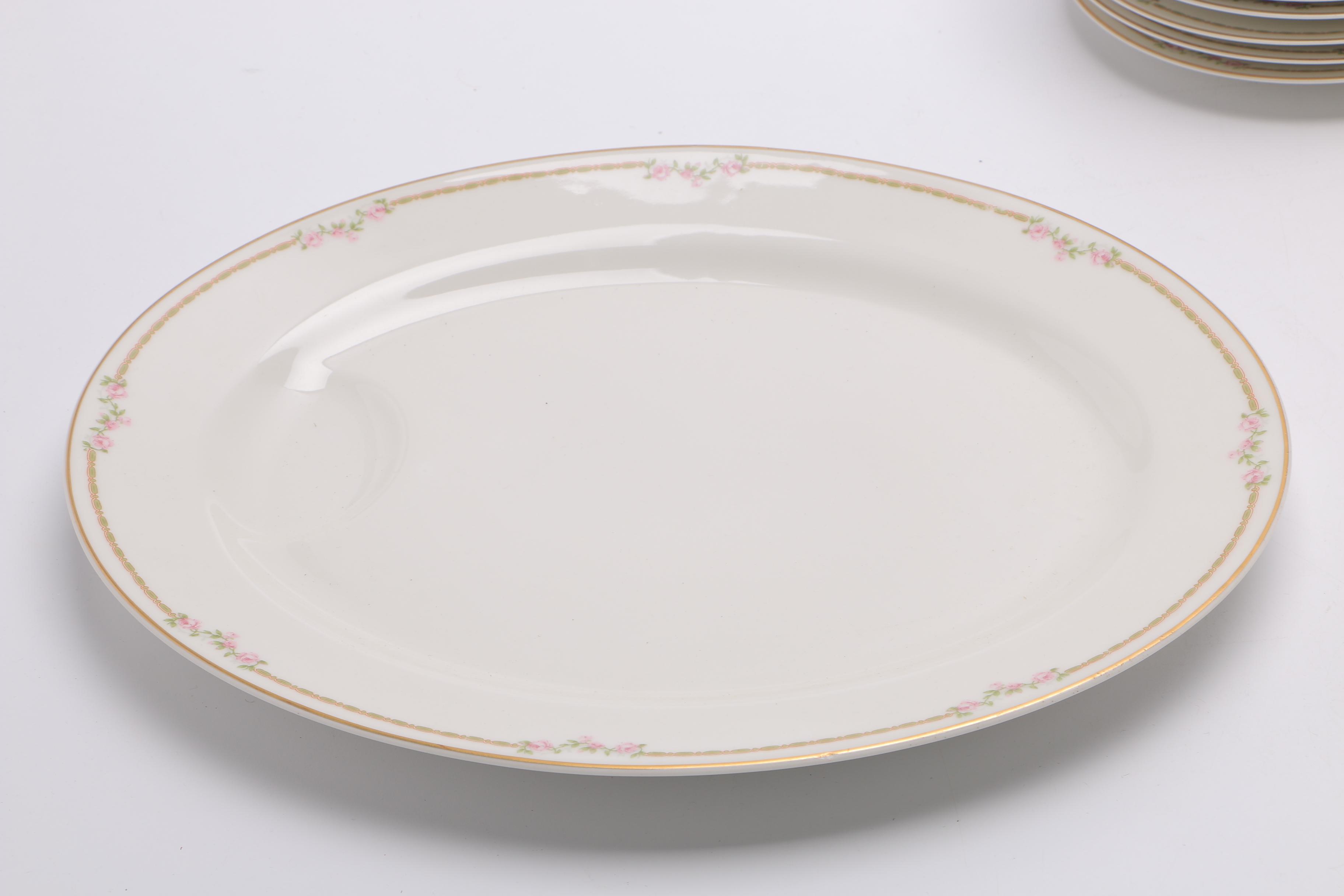 Pink Floral Haviland Limoges China Set