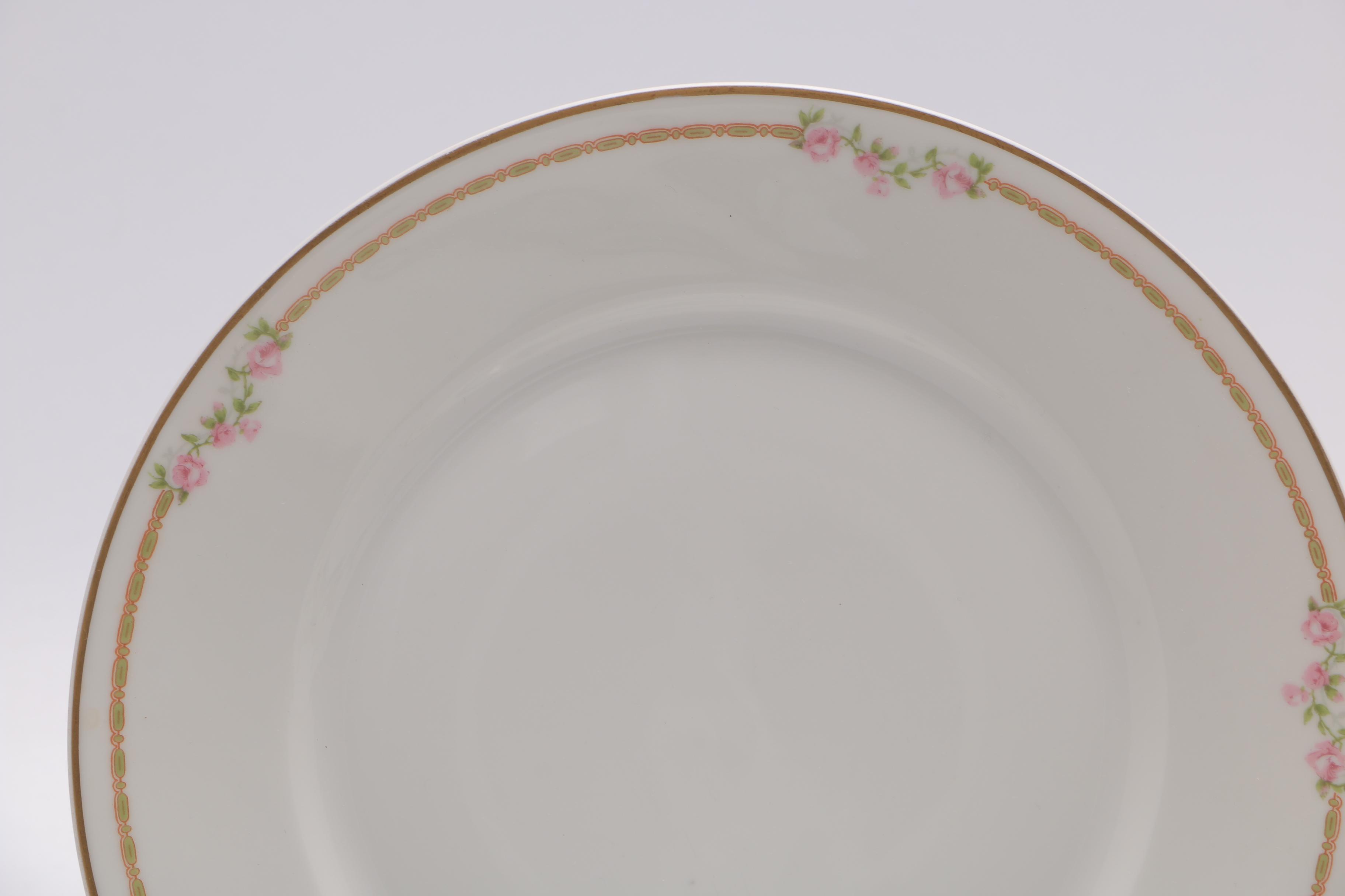 Pink Floral Haviland Limoges China Set