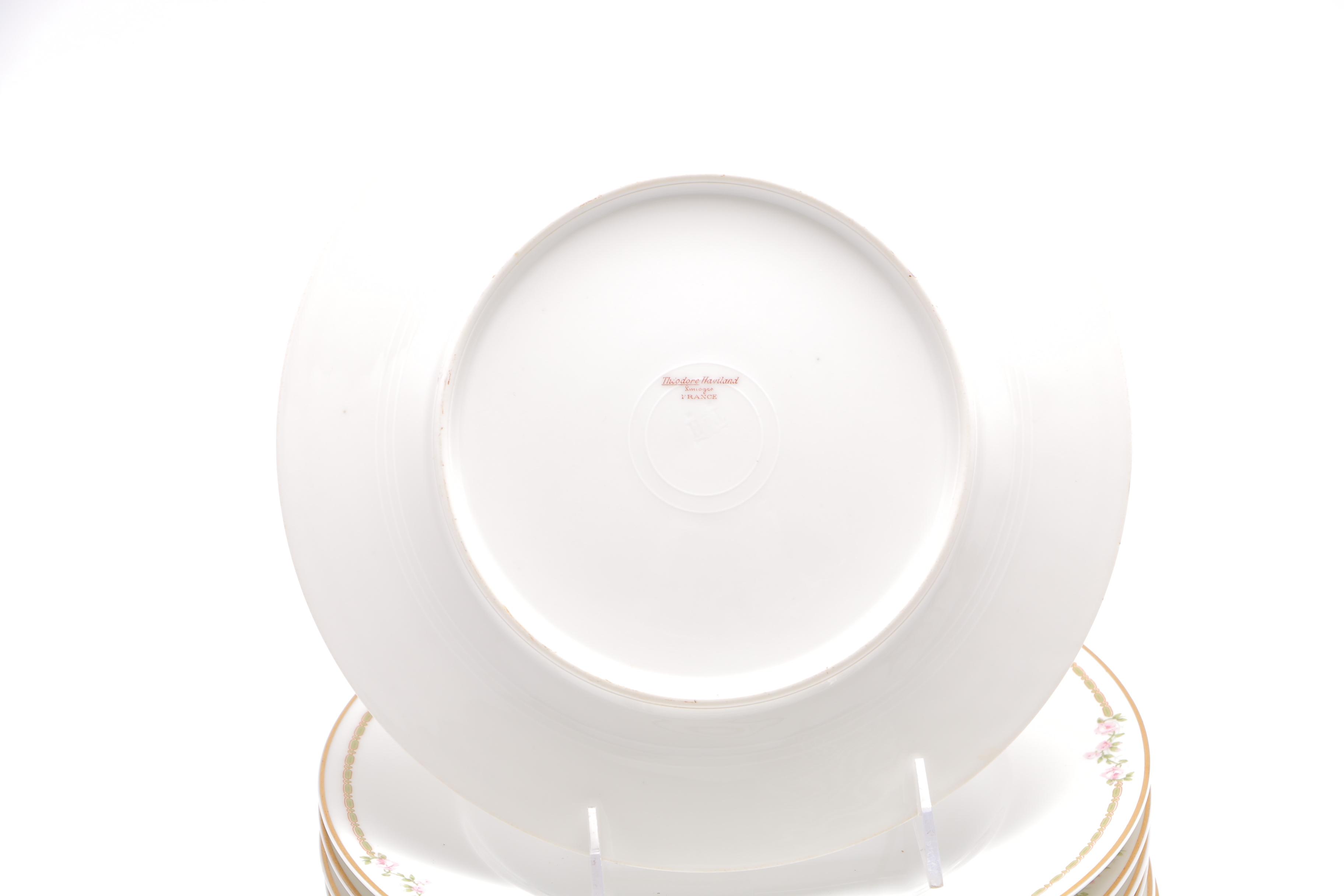 Pink Floral Haviland Limoges China Set