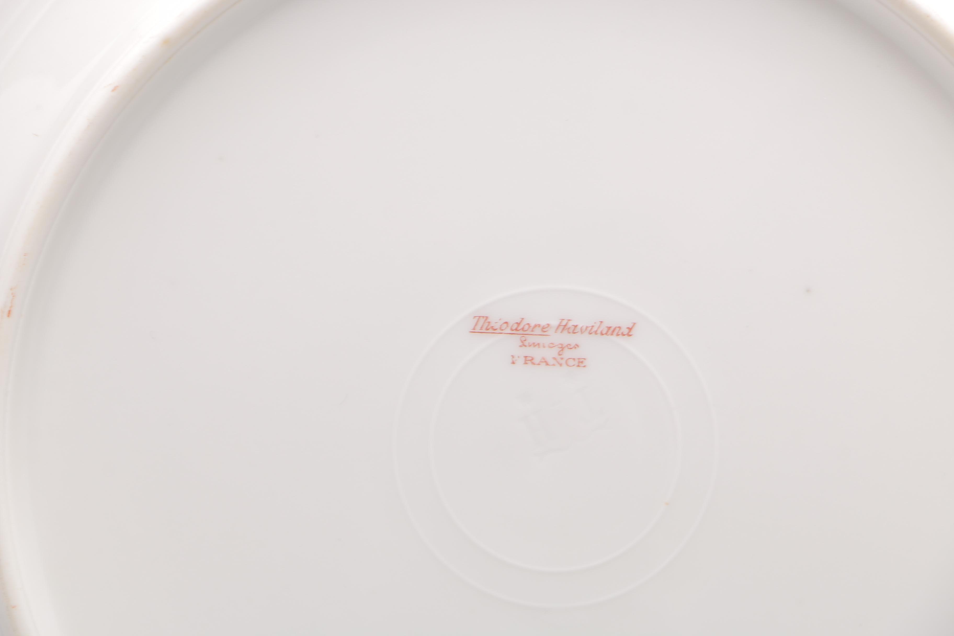 Pink Floral Haviland Limoges China Set