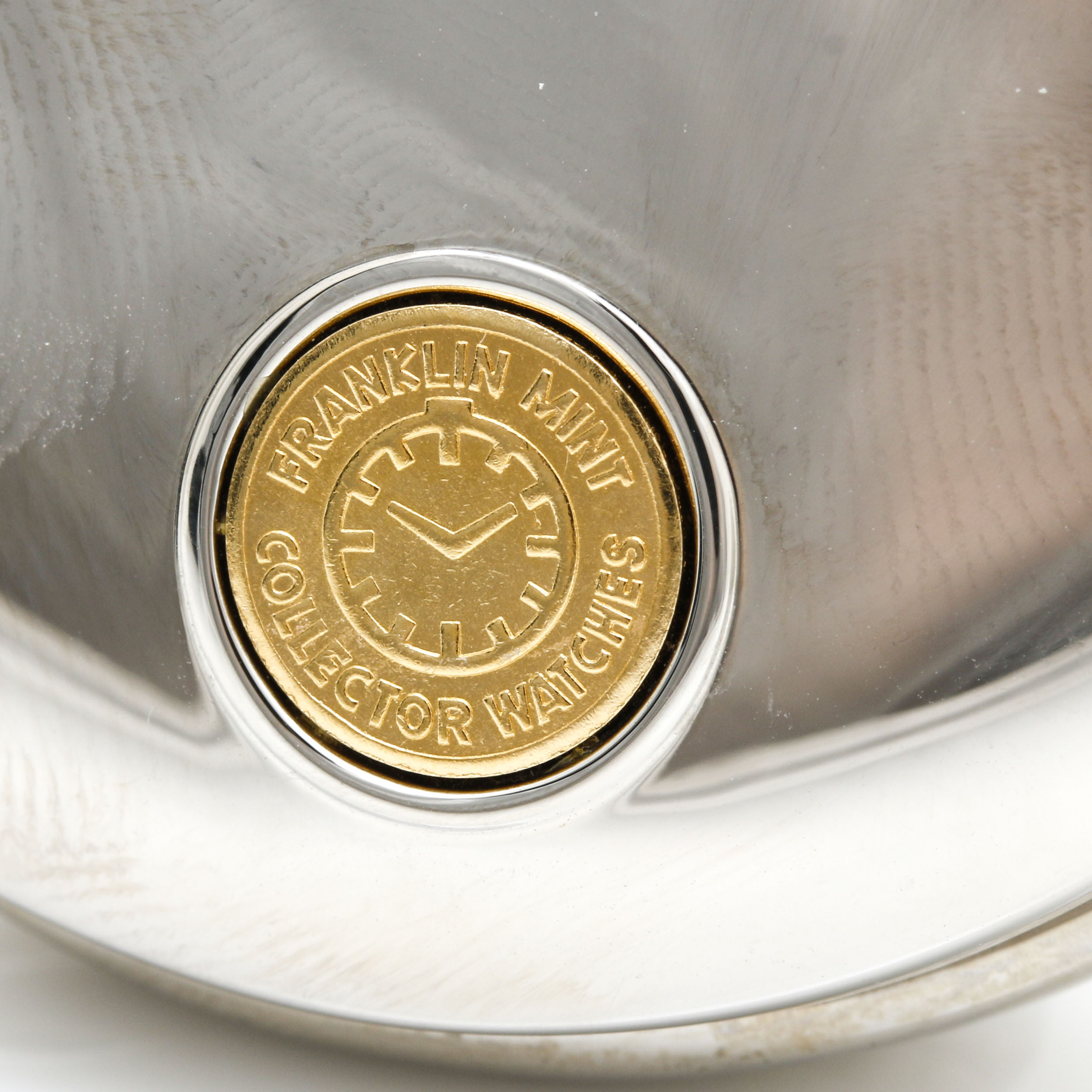 Franklin Mint "Collector Watch" Harley Davidson Knucklehead Pocket Watch, Fob Chain, and Belt Clip Pouch