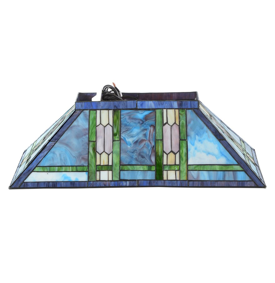 Stained Glass Overhead Pendant Light