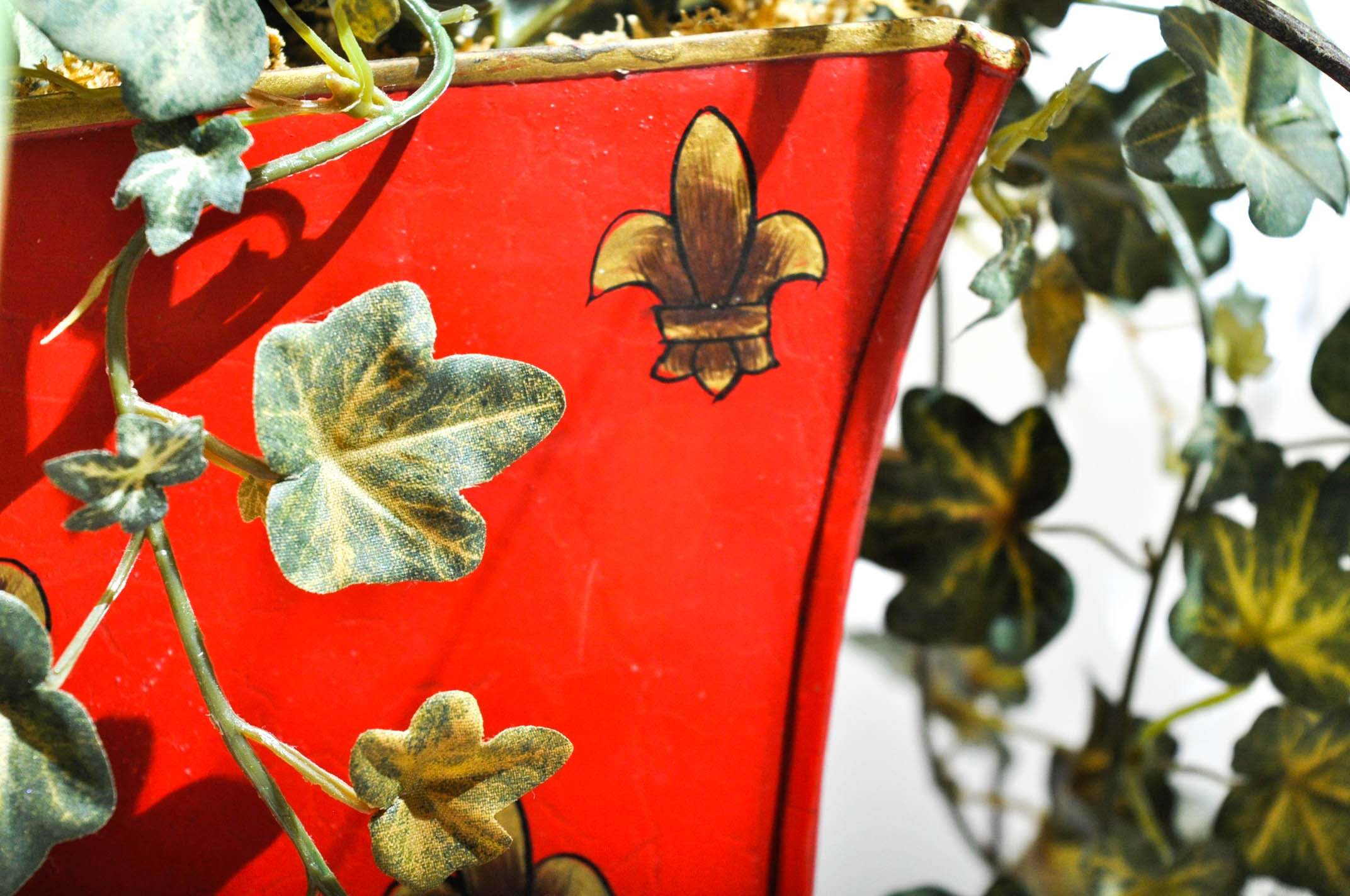 Pair of Decorative Silk Arrangements