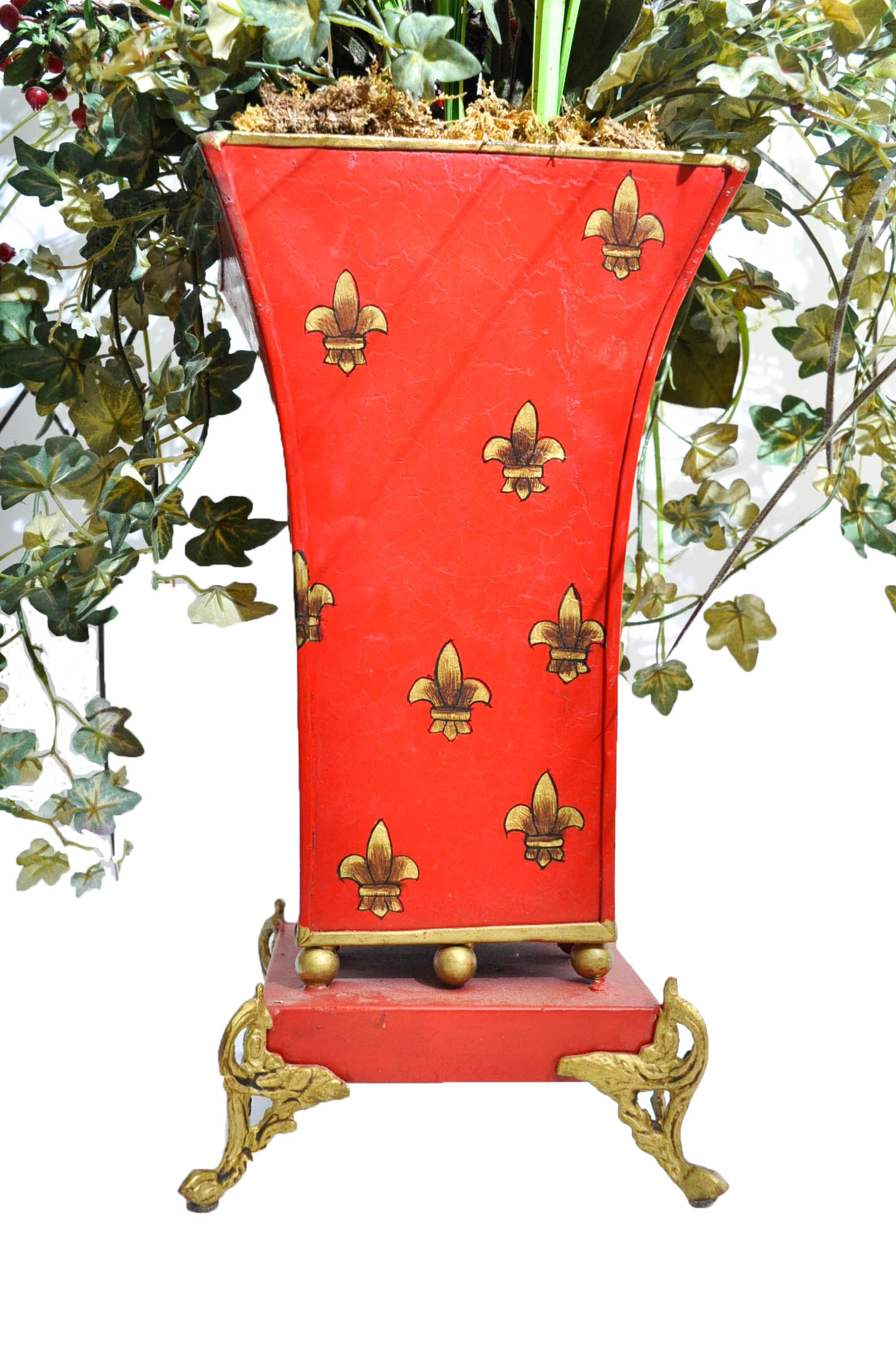 Pair of Decorative Silk Arrangements